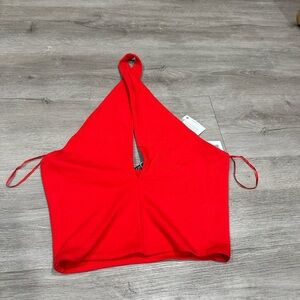Zara Bold Red Top